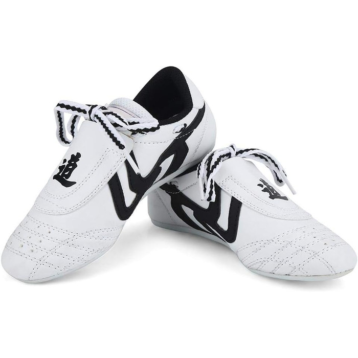 Взуття для Таеквондо Keenso: дихаючі шкіряні кросівки з гуми для бойових мистецтв, легкі, розмір 31 EU