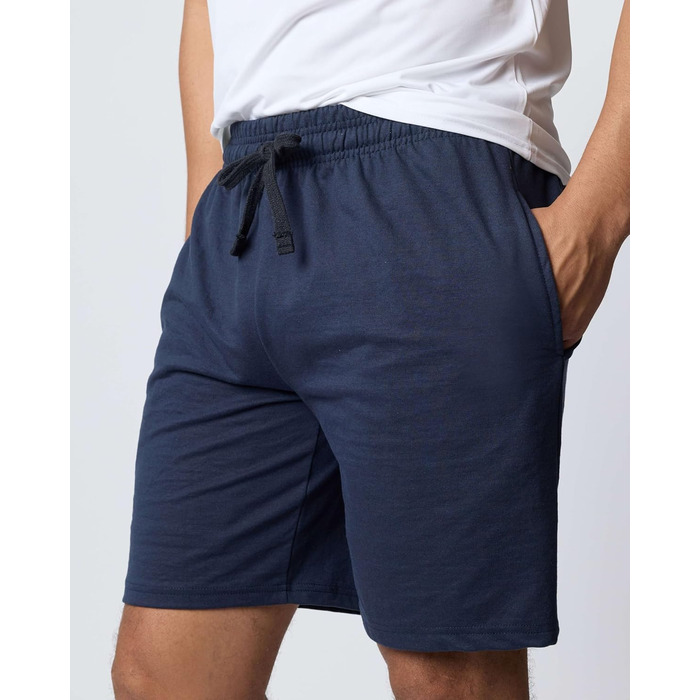 Чоловічий комплект Real Essentials: 3 футболки з бавовни, 22.9 см, French Terry, світшот з кишенями (доступний у розмірах Big & Tall), комплект 4 (Спортивний, повсякденний, M, Set 7)