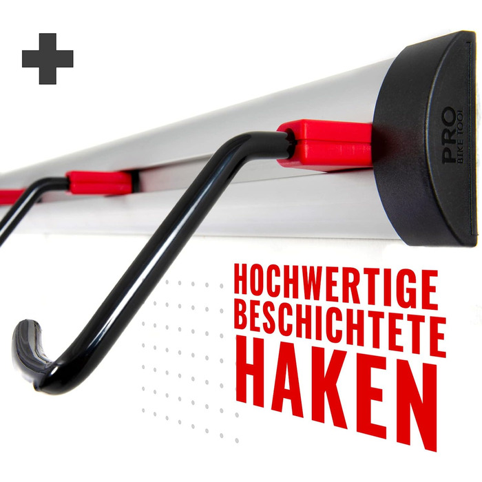 Настінна тримач для велосипедів PRO BIKE TOOL на 6 велосипедів - міцна конструкція, економія місця