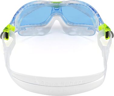 Дитяча плавальна маска Aquasphere Seal Kid 2, прозора з блакитними лінзами, універсальний розмір