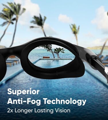 Універсальні плавальні окуляри Speedo V-Class Vue чорні/димчасті