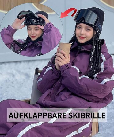 Снігові окуляри Lecage без рамки з дзеркальними лінзами для чоловіків та жінок. Захист від запотівання та УФ-фільтр. Підходять для катання на лижах та сноуборді. Чорний колір.