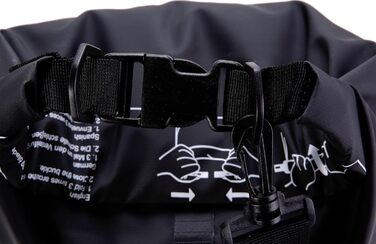 Сумка Cressi Premium Waterproof для дорослих (Чорний, 15 LT, без блискавки)