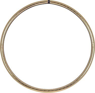 Обруч для фітнесу Zirkus Hula Hoop металевий, золото, 70 см