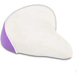 Дитячий велосипедний сідло EIRONA – широкий та комфортний, для дівчаток 12-20 дюймів, MTB та шосе, 22.2 мм підсідельник (фіолетовий)