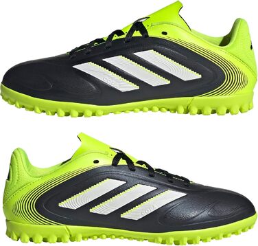 Дитячі футбольні бутси Adidas Copa Pure III Club Turf для дітей, розмір 35 EU, чорний, білий, лимонний, унісекс