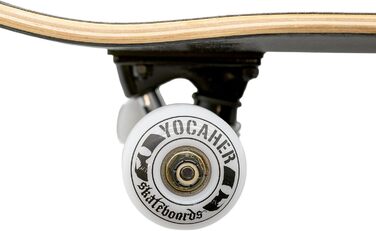 Професійний скейтборд Yocaher Pro Blank (Чорний) 7.75
