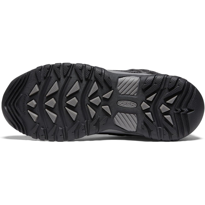 KEEN Targhee Low - водонепроникні трекінгові черевики для дітей (32/33 EU, Black Steel Grey)