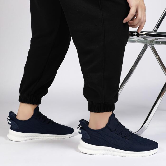 Чоловічі кросівки Oltyutc для бігу та занять спортом: легкі літні кросівки для вулиці, тренувань та відпочинку. Білі (44 EU, Синій)