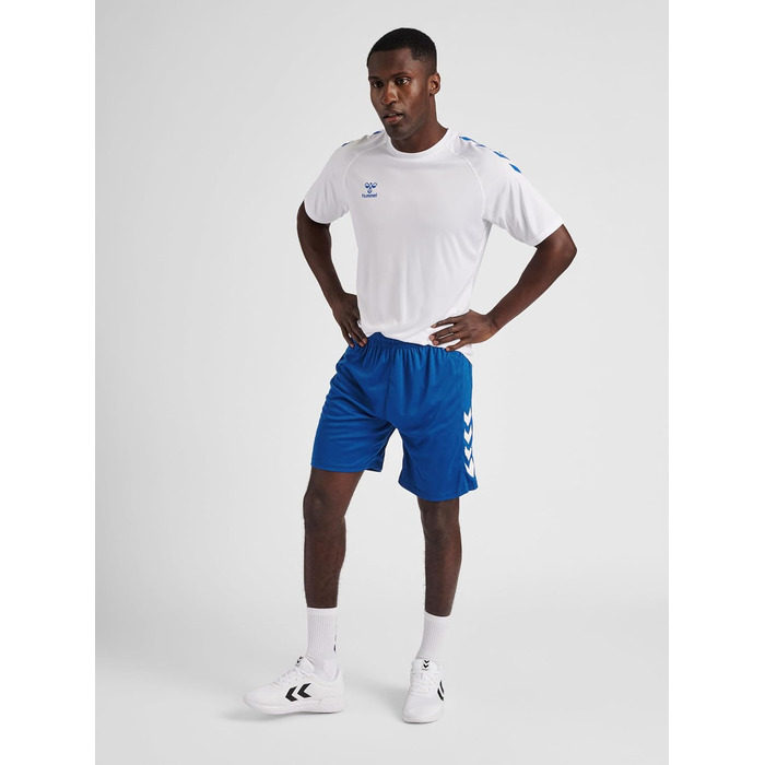 Чоловічі спортивні шорти Hummel Core Poly білого кольору, дихаючі (розмір 4XL)