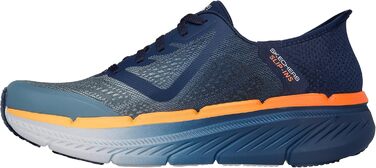 Чоловічі сліпони Skechers Max Cushioning Premier 2.0 Ascendant II, розмір 46 EU, темно-синій та помаранчевий, текстиль, синтетика