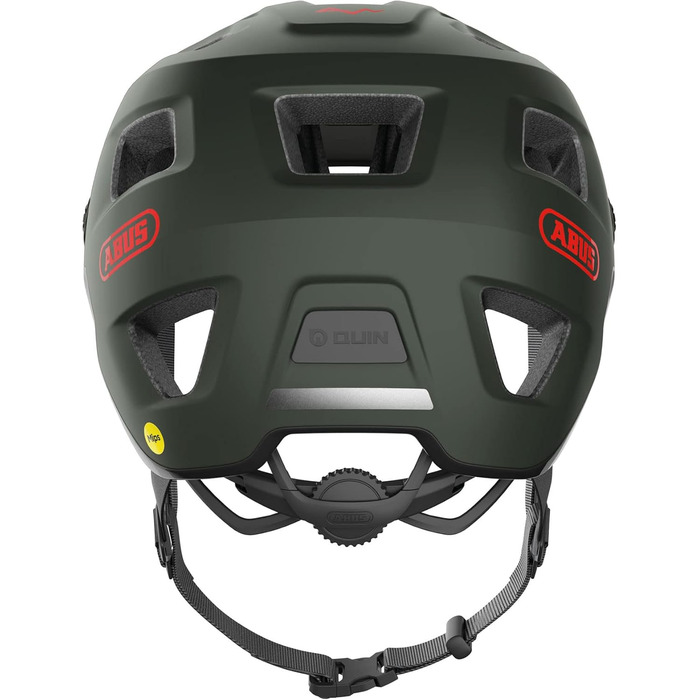 Велошолом ABUS MoDrop MIPS для MTB, зелений, захист для гірського велосипеда, універсальний розмір M (54-58 см), ударостійкий, індивідуальна підгонка