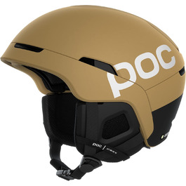 Гірськолижний шолом POC Obex BC MIPS, захист для катання на лижах і сноуборді, матовий коричневий Aragonite, розмір XL-XXL (59-62 см)