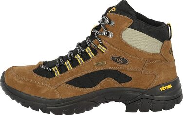 Черевики трекінгові Lico Unisex Chimney Rock, 40 EU, Колір: Коричневий, Чорний, Жовтий