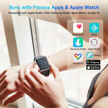 Healthkeep Розумні ваги для тіла, Bluetooth, 2 дисплеї, ITO-покриття, 16 показників, вимірювання пульсу, додаток для Android та iOS, максимальна вага 180 кг, сріблясті