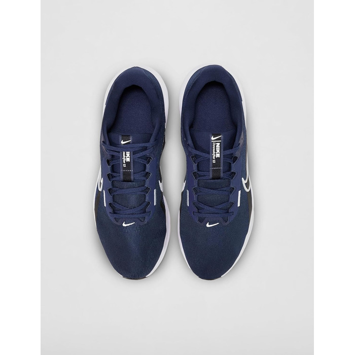 Кросівки Nike Downshifter 13 для чоловіків (41 EU, темно-синій, білий, чорний)