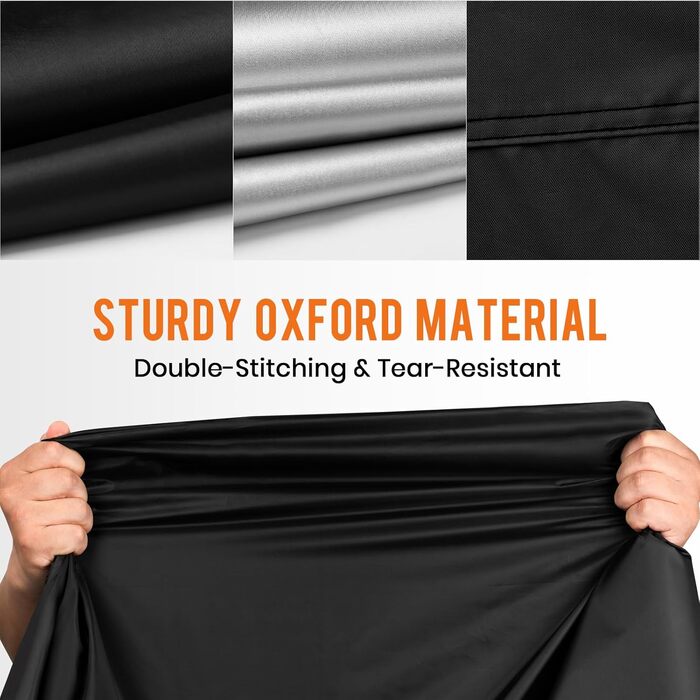 Водонепроникний чохол для мотоцикла Favoto 220x105x125cm (86.6 x 41 x 50 inch) - Захист від сонця, подряпин, спеки, з відбиваючими смугами