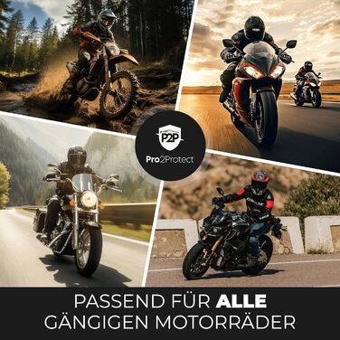 Водонепроникна накривка для мотоцикла Pro2Protect® - захист від дощу та сонця | Накривка для мопеда, скутера, Vespa, ролера | Garage для мотоциклів
