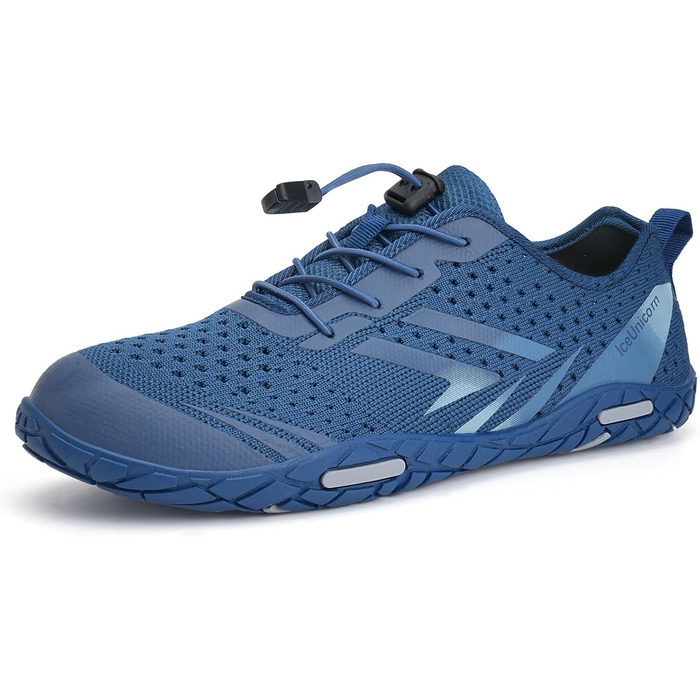 Шкарпетки для плавання IceUnicorn: шкарпетки для басейну, аквашузи, шкарпетки для серфінгу, швидковисихаючі, для жінок та чоловіків, білі, помаранчеві (39 EU, темно-синій)