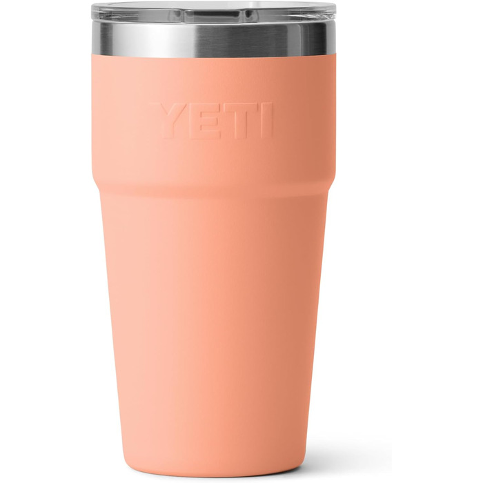 Термокружка YETI Rambler 591 мл з кришкою Magslider, персикова