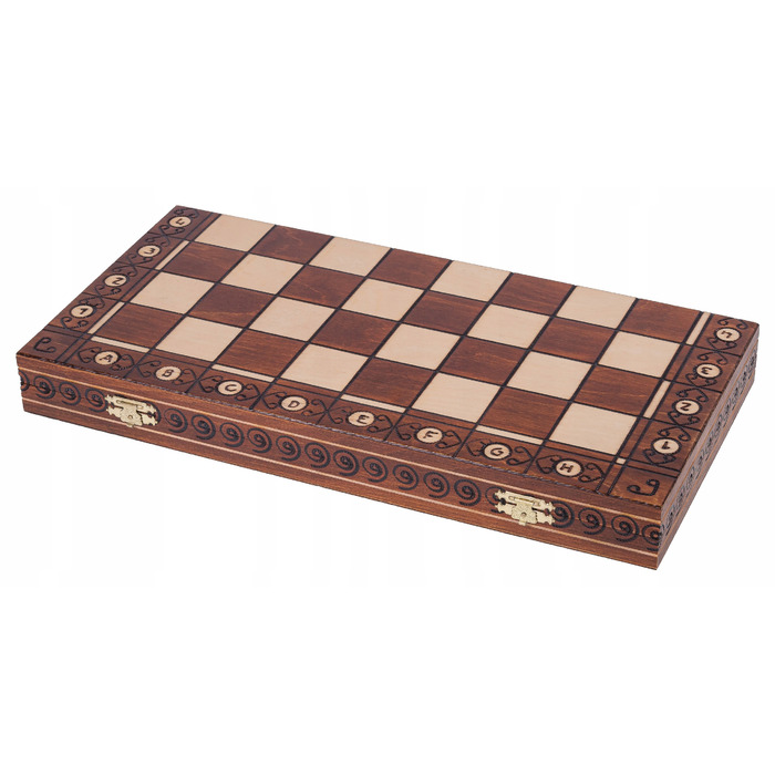 Дерев'яні шахи SQUARE Consul — 48 x 48 см