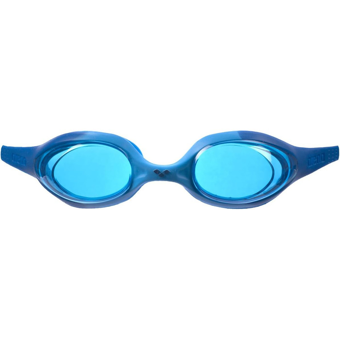 Дитячі унісекс окуляри для плавання ARENA Spider Junior, для тренувань і змагань, сині/блакитні та темно-сині/прозорі/жовті, універсальний розмір