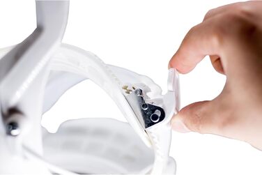 Зв'язки для сноуборду Airtracks Master W Pro ME Fastec™ System - білі, розміри S, M, L, XL (41-44)