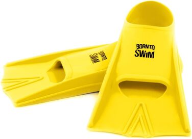 Ласти BornToSwim короткі силіконові для плавання, розмір 42-44, рожеві