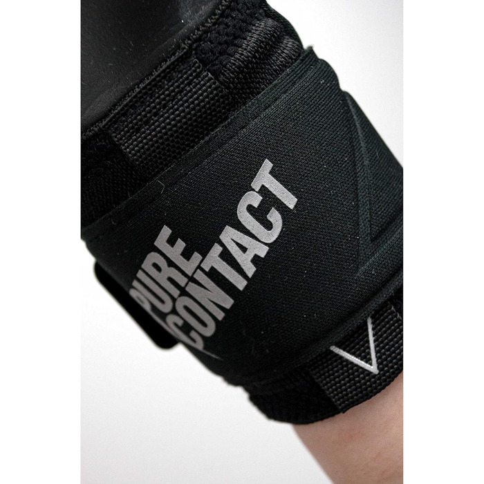 Воротарські рукавички Reusch Pure Contact Infinity для дорослих, чорні, розмір 10.5, з відмінним зчепленням та внутрішнім швом