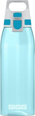 Пляшка для води SIGG Tritan 1 л Aqua, легка, герметична, для газованих напоїв, BPA-free, підходить для миття в посудомийній машині