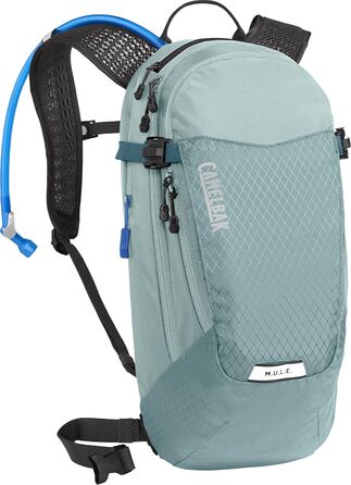 Жіночий гідраторний рюкзак CamelBak M.U.L.E. 12 для маунтбайку, магнітна застібка, 2,8 л, синій/чорний