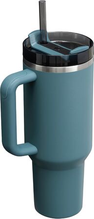 Термокружка Stanley Quencher H2.0 Flowstate з трубочкою 1.2 л, нержавіюча сталь, тримає холод 11 годин, зберігає лід 48 годин, термочашка BPA Free, підходить для посудомийної машини