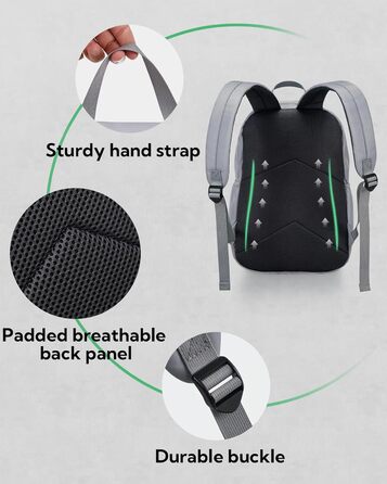 WATERFLY 20L легкий шкільний рюкзак із відділенням для ноутбука, універсальний міський рюкзак для чоловіків і жінок, для школи, роботи, спорту, подорожей та туризму