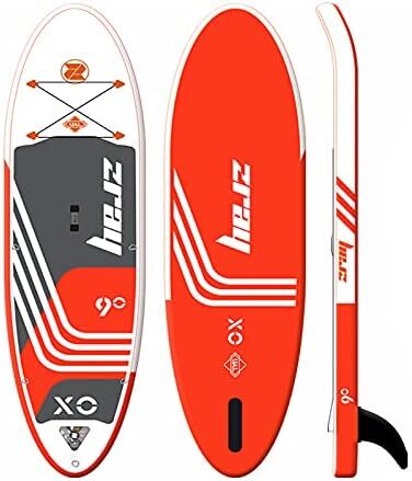Надувний SUP дошка ZRAY SUP X0 Stand Up Paddle Board Комплект оранжевого кольору, 275x76x13 см, для 1 особи. В комплекті: весло, сумка, насос. Ідеально для дітей та початківців.