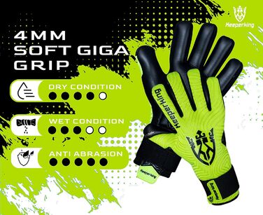 Воротарські рукавички для дорослих футболу, професійні Premier Grip 4мм, щільна посадка, різні розміри та кольори, унісекс