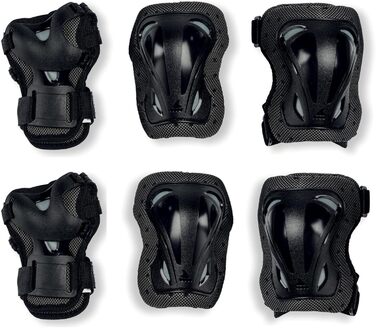 Захисний комплект Rollerblade Skate Gear 3 для дорослих, унісекс, XXS, чорний