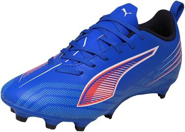 Дитячі футбольні бутси PUMA Ultra 6 Play FG/AG Jr - блакитно-біло-червоні (29 EU)