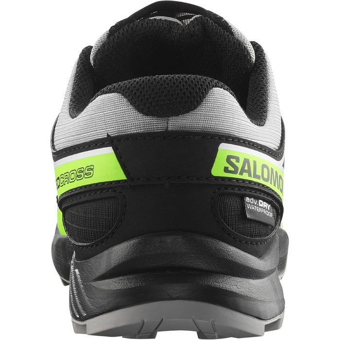 Черевики трекінгові Salomon Speedcross Waterproof для хлопчиків, 35 EU, Alloy Black Green Gecko