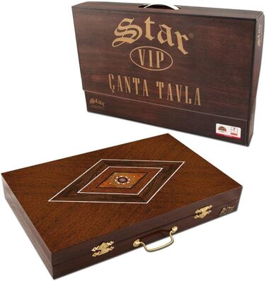 Набір для нард Staroyun Star VIP, 30,5×48×7,5 см, сумка для гри, преміум-якість