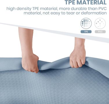 Килимок для йоги Narwhal XXL, TPE, 190x80 см, нековзний, для фітнесу та занять спортом