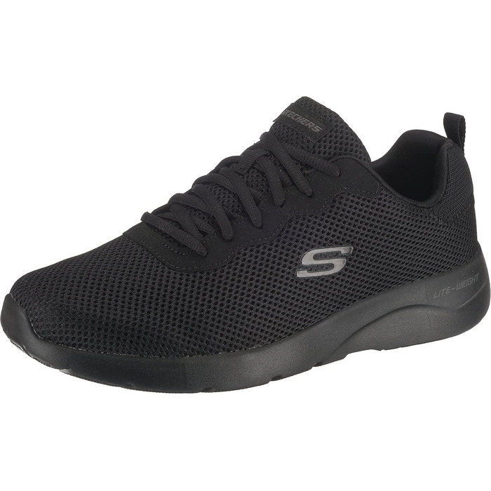 Кросівки Skechers Dynamight 2.0 Rayhill для чоловіків, чорні, сітка та шкірозамінник