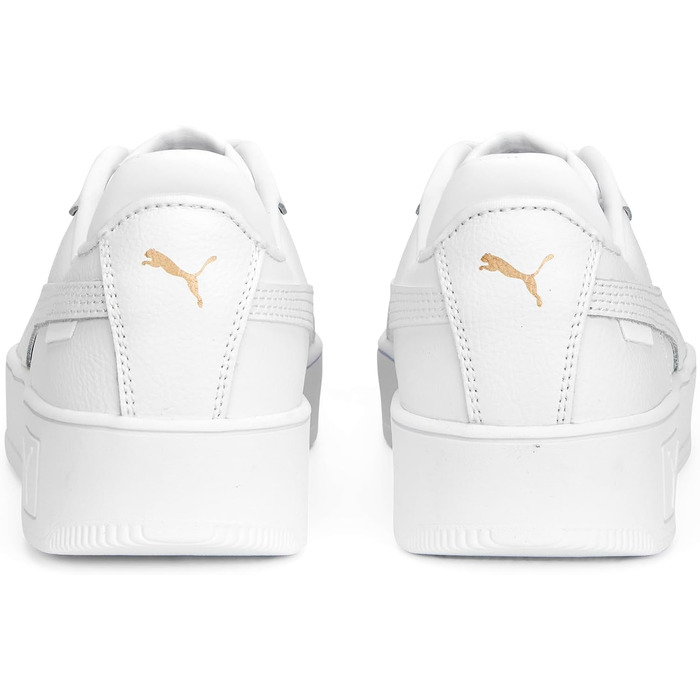 Жіночі кросівки PUMA Carina Street, білі з золотистими деталями, розмір 40 EU