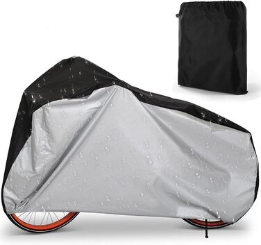 Водонепроникний чохол для велосипеда на 2 велосипеди 200x70x110cm, 210D Oxford, захист від сонця та дощу