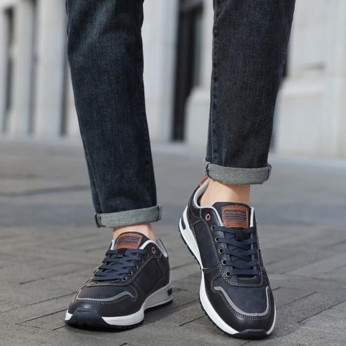 ARRIGO BELLO Кросівки чоловічі: спортивні, для відпочинку, робочі, Outdoor, легкі, для ходьби, розмір 41-46 (D, синій)