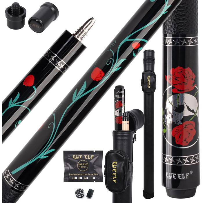 Більярдний кий CUEELF з канадського клена, 13 мм наконечник, вага 553-595 г, для барів, клубів та гри в більярд