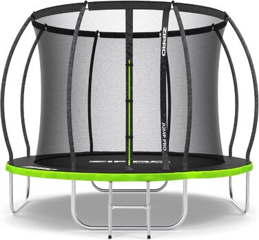 ZIPRO JumpPro Premium Трамплін для дітей Outdoor, Садовий трамплін з сіткою, Водостійкий, UV-захист, Легка збірка, Максимальне навантаження до 150 кг, Ø 252/312/374/435/496 см (10' - 252 см)