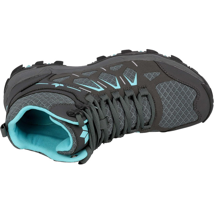 Жіночі кросівки для трейлраннінгу Lico Damen Fraser Anthrazit Türkis, 38 EU