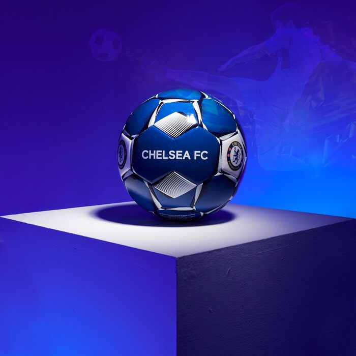Футбольний м'яч Chelsea FC, офіційний, розмір 5, синій – подарунок для фанатів
