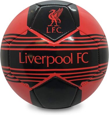 Футбольний м'яч Liverpool FC з емблемою клубу, офіційний мерч, розмір 4, червоний, подарунок