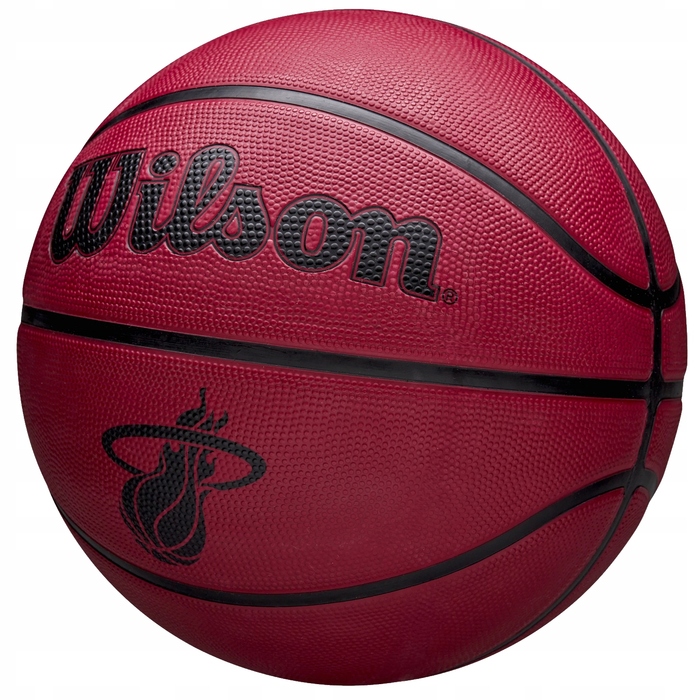 Баскетбольний м'яч Wilson NBA Team Tribute Solid Miami Heat, розмір 5